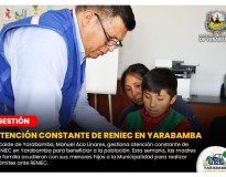 ATENCIÓN CONSTANTE DE RENIEC EN YARABAMBA