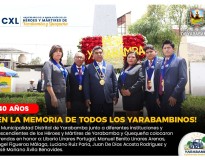 ¡EN LA MEMORIA DE TODOS LOS YARABAMBINOS!