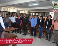 Juramento Plataforma y Grupo de Trabajo de Defensa Civil de la Municipalidad Distrital y Villa de Yarabamba